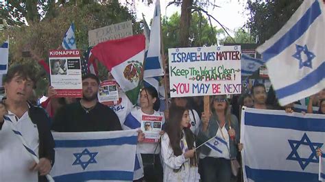 Pro-Israel march, vigil held in Los Angeles; local attack victim mourned